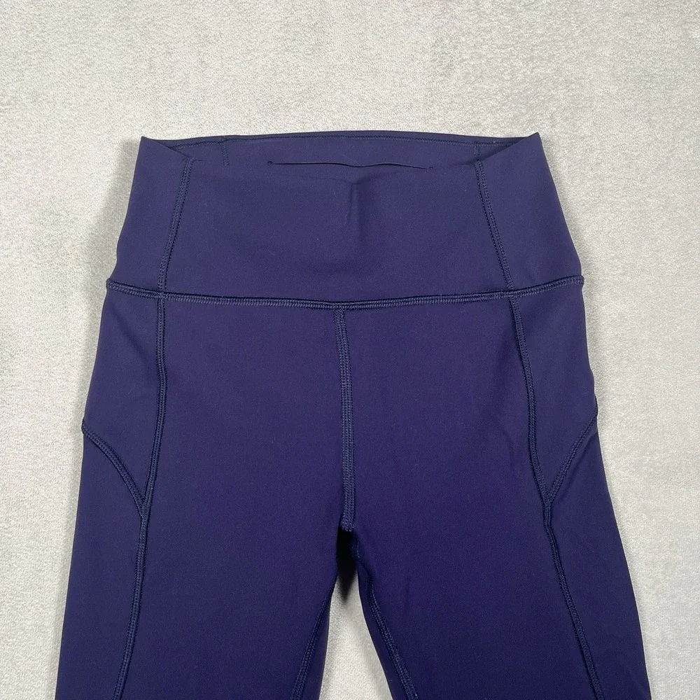 Lululemon Womens In Movement 7/8 Tight Everlux 25 Aeon Purple Leggings 2